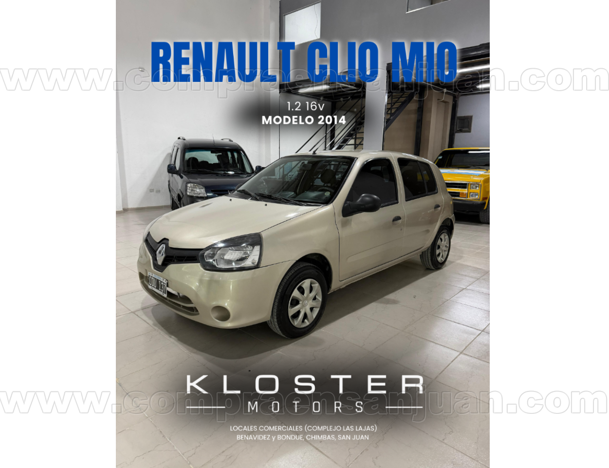 Foto de RENAULT CLIO  mio Confort abs 2014, color sin color especificado, en San Juan