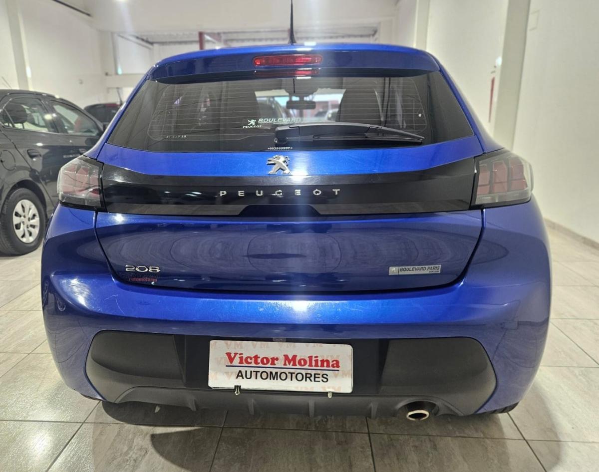 Foto de PEUGEOT 208 Allure 1.6 Manual 2022, color azul, en San Juan