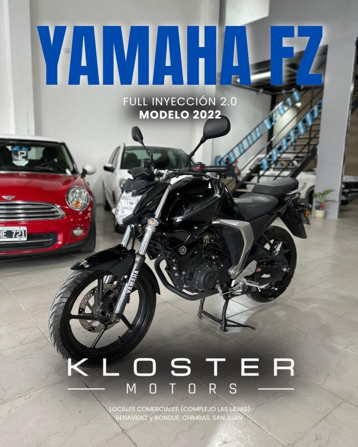 Foto de YAMAHA CALLE FZ FI 2.0 2022, color negro, en San Juan