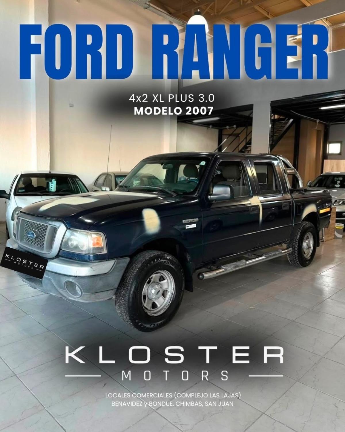 Foto de FORD RANGER DC 4X2 XL PLUS 3.0 D 2007, color sin color especificado, en San Juan