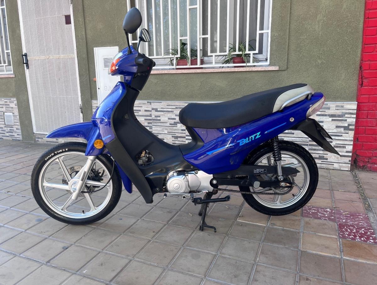 Foto de MOTOMEL CALLE 110cc 2025, color azul, en San Juan