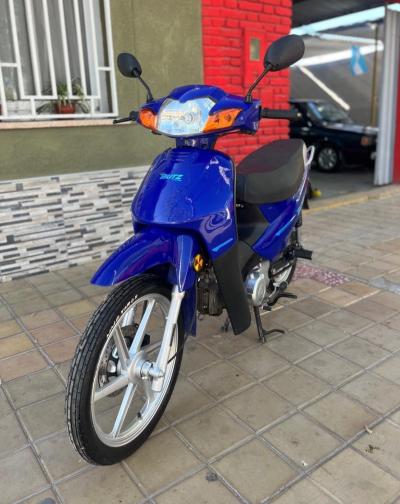Foto de MOTOMEL CALLE 110cc 2025, color azul, en San Juan
