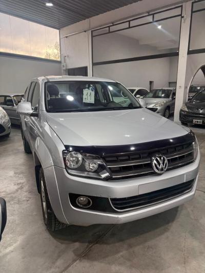 Foto de VOLKSWAGEN AMAROK 2,0L TDI  4x2 HC2 HIGLINE 2011, color plata, en San Juan