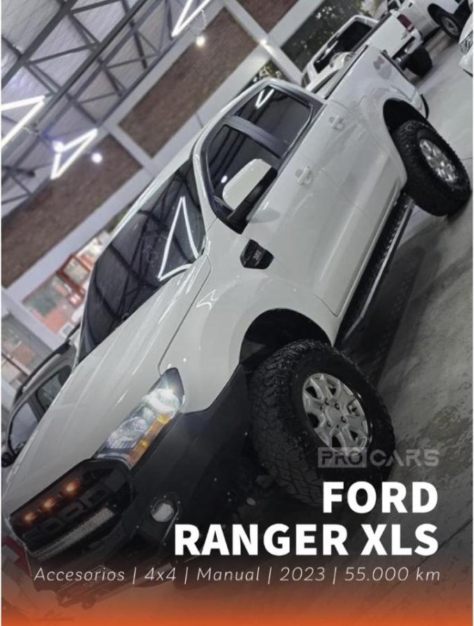 Foto de FORD RANGER XLS 4X4 2023, color blanco, en San Juan