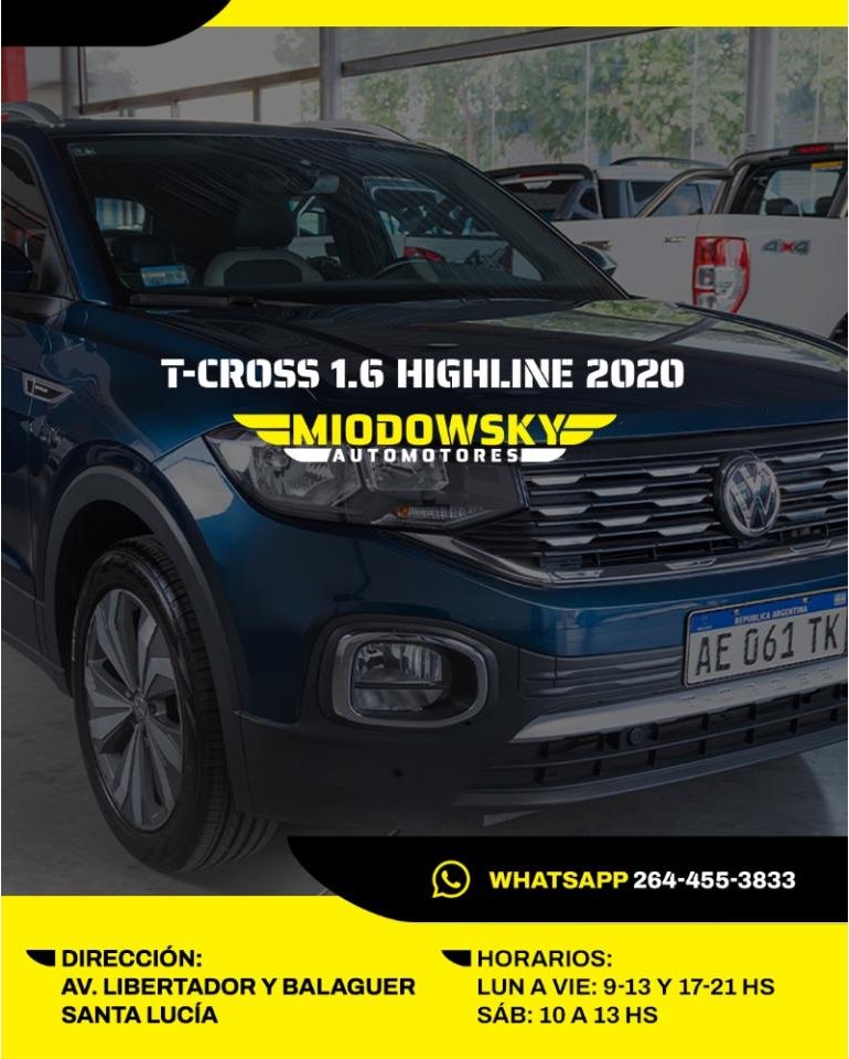 Foto de VOLKSWAGEN T-CROSS Highline 2020, color sin color especificado, en San Juan